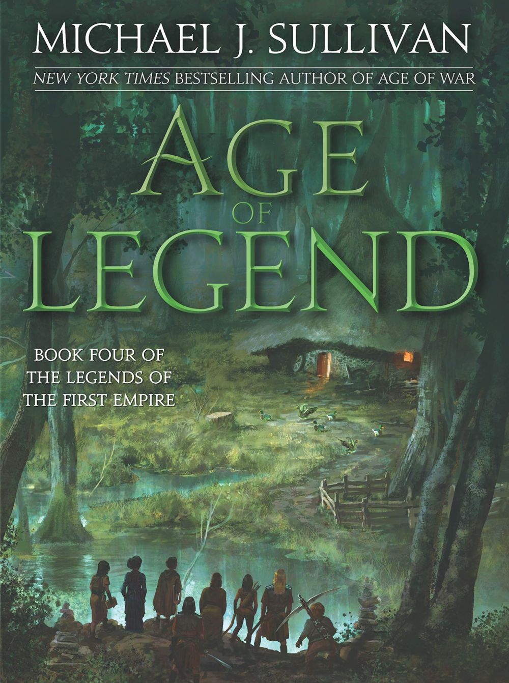 'Age of Legend' by Michael J. Sullivan and 'The Burning White' by Brent Weeks