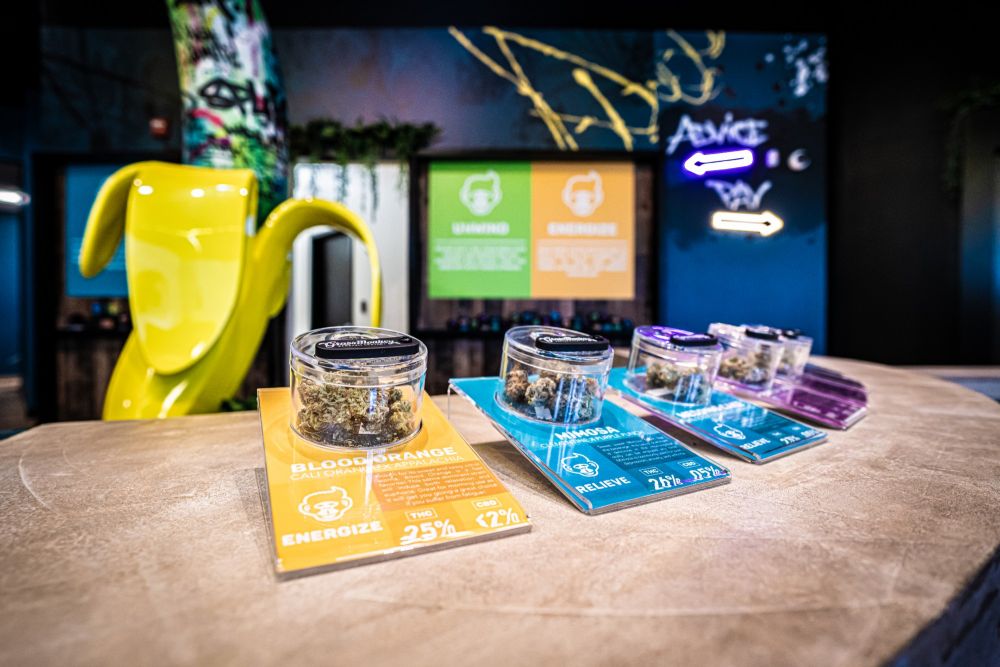 Cannabis smell testing jars