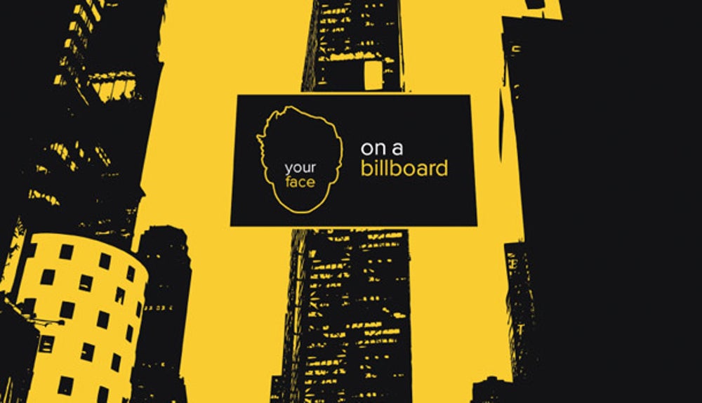 5. About.me's Billboard Contest