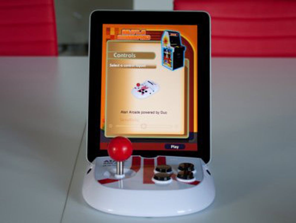 Atari launched a joystick for the iPad to enable arcade-like gaming on the go