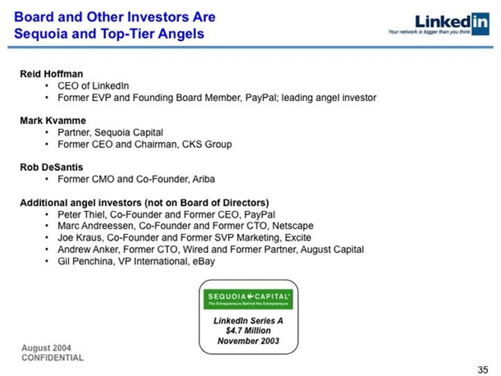 "Approach your likely investors and your ideal investors at the same time, because your likely investors provide a temporal forcing function by which you might end up with your ideal investors."