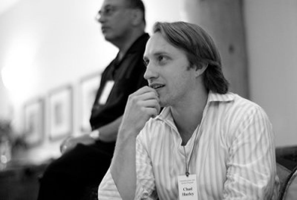 Chad Hurley registers the trademark, logo, and domain of YouTube on Valentine's Day 2005