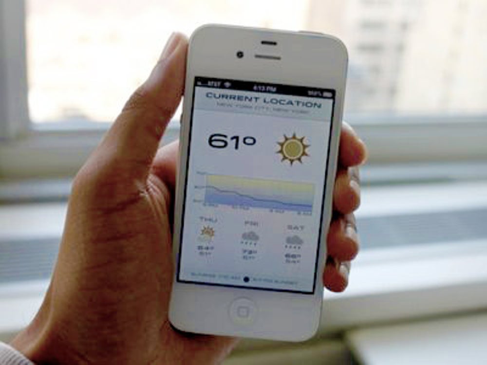 Check the Weather is handy for tracking changes in the weather.
