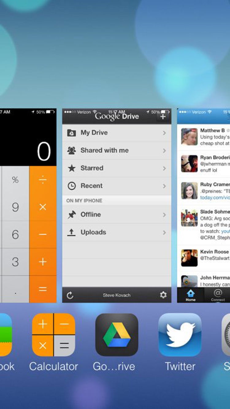 First Look A Visual Tour of Apple's iOS 7 for iPhone