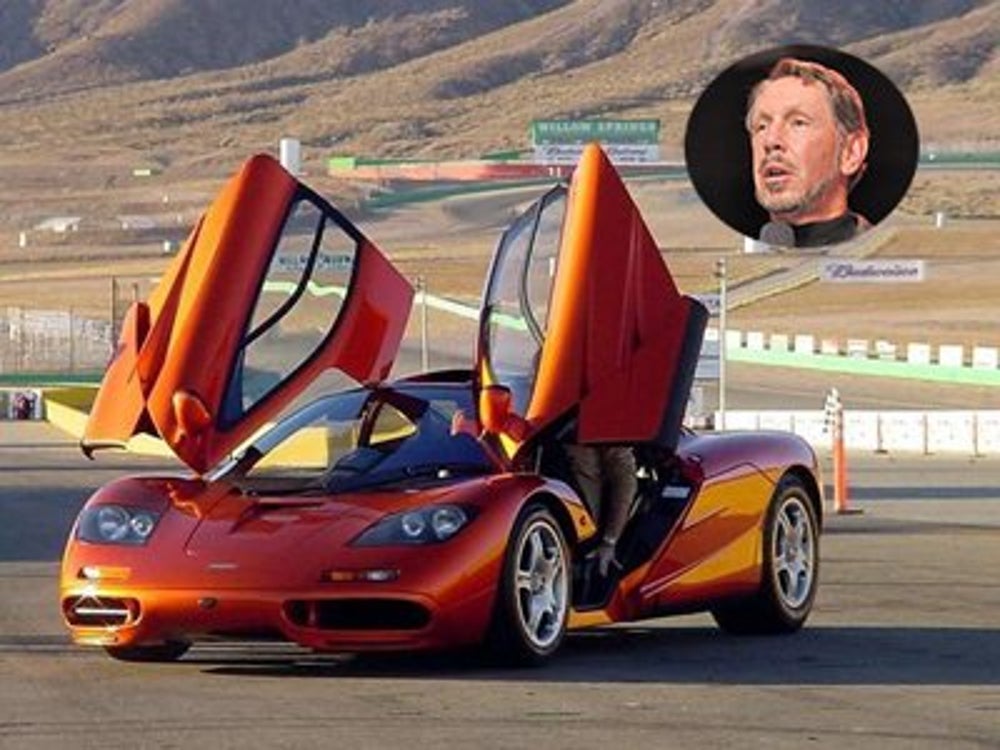 Larry Ellison has a ton of vehicles at his disposal