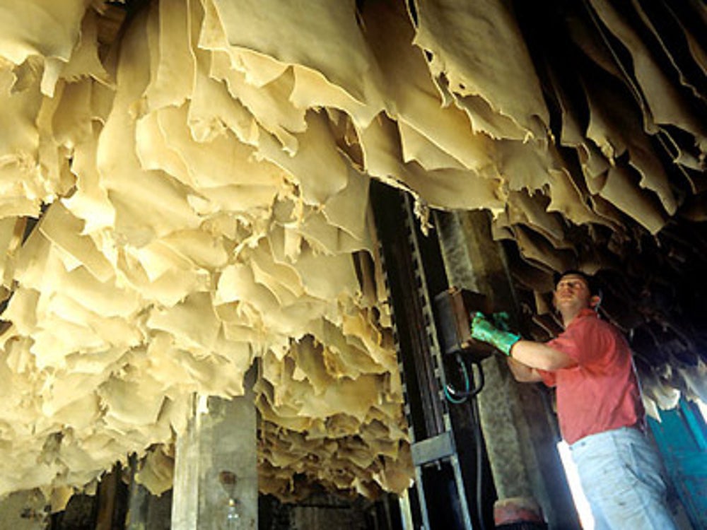 Leather tanning and finishing