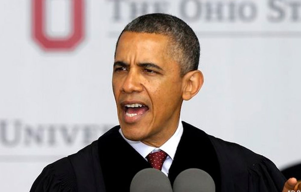President Barack Obama at Ohio State University