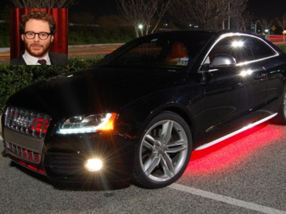 Sean Parker likes to have two cars on hand