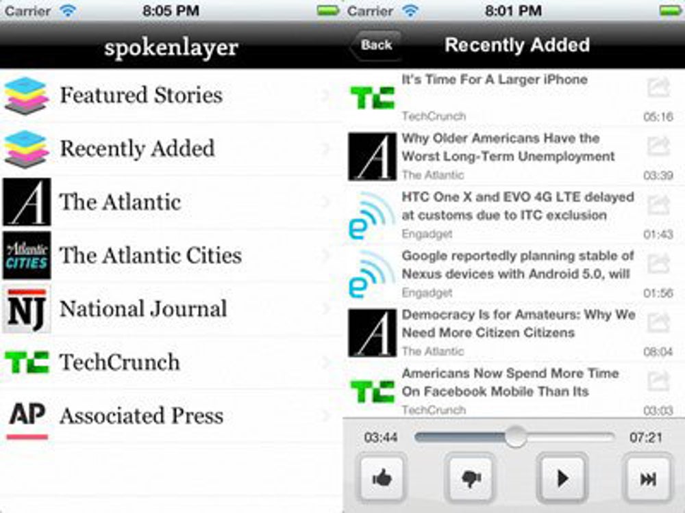 Spoken Layer: You can listen instead of read.