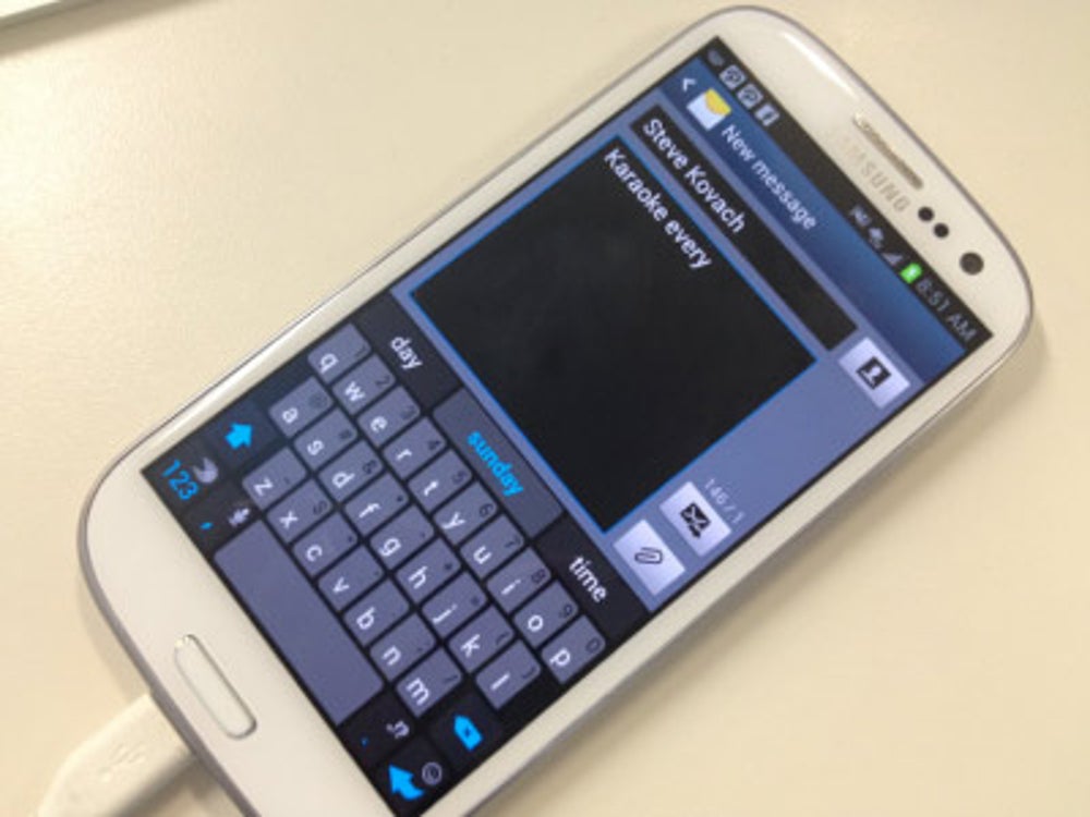 SwiftKey for Android is a keyboard replacement that might replace your old keyboard.