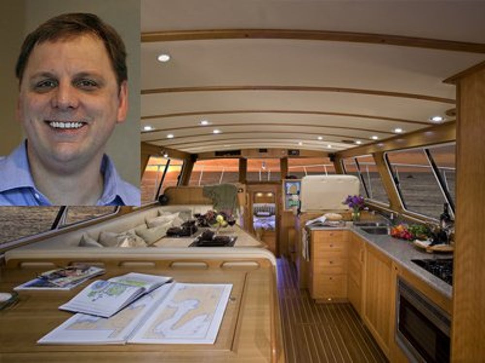 TechCrunch founder Michael Arrington is waiting to get his hands on a custom-made boat