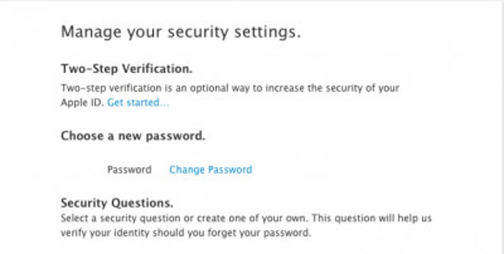 Set up two-step verification