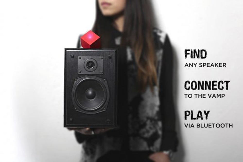 Vamp wireless speakers.