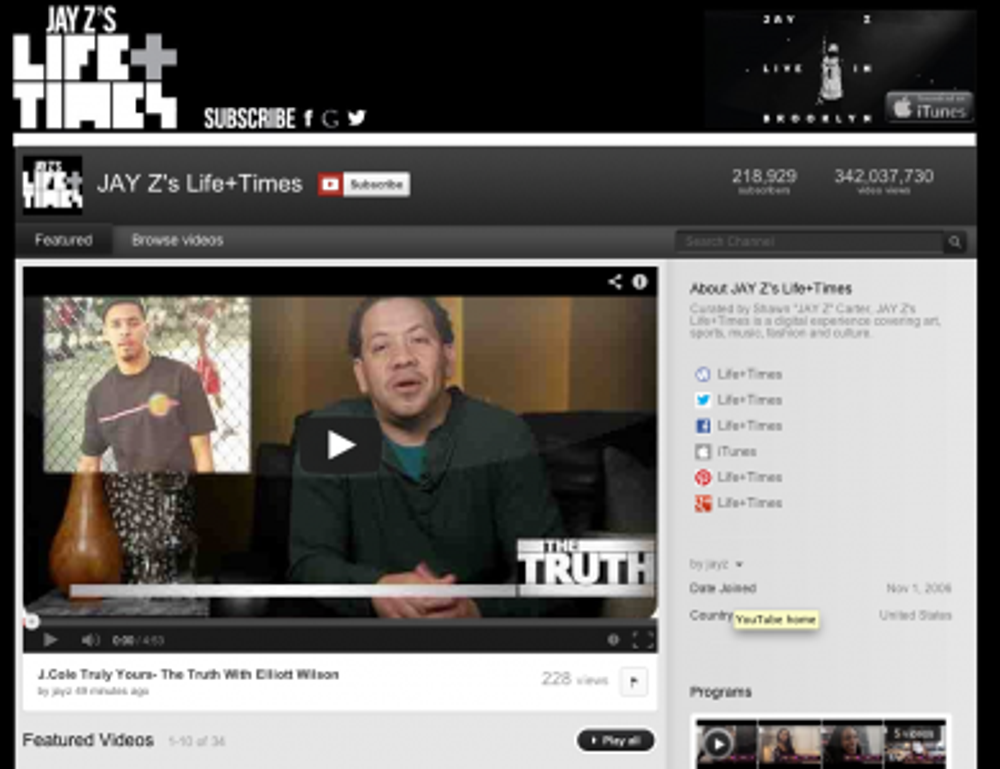 YouTube got serious about original content in October 2011