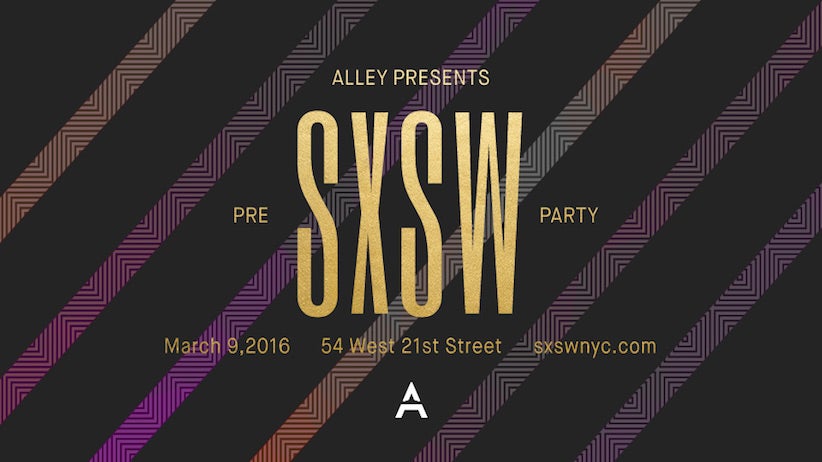 SXSW Pre-Party in NYC March 9