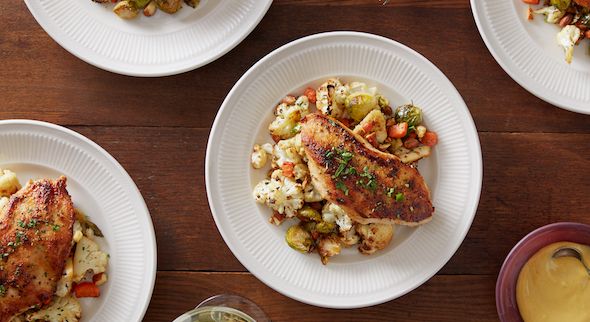 Blue Apron allows you to create delicious, chef-designed recipes at home.