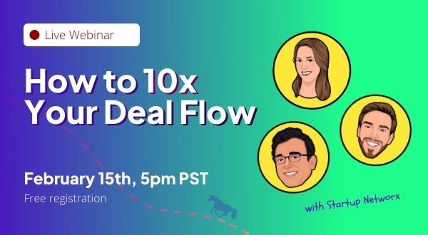 Join The Free Webinar to UP Your VC Deal Flow