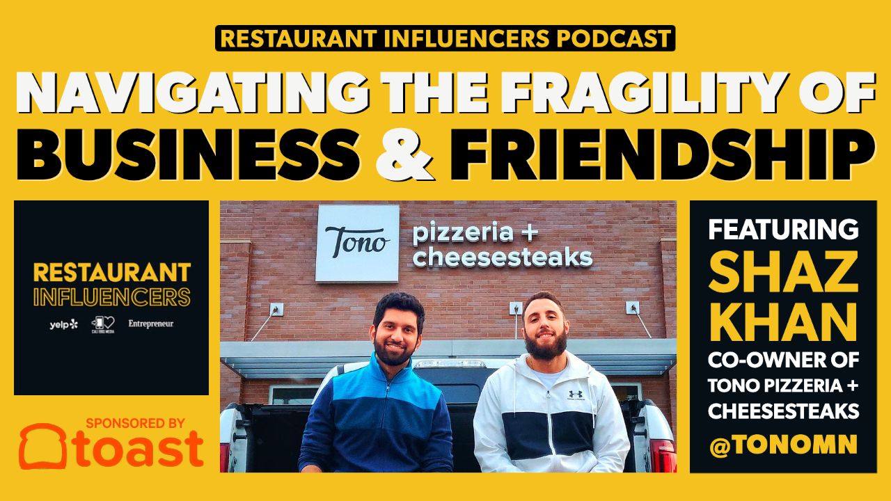 Shaz Khan of Tono Pizzeria & Cheesesteaks on Navigating Friendship + Business